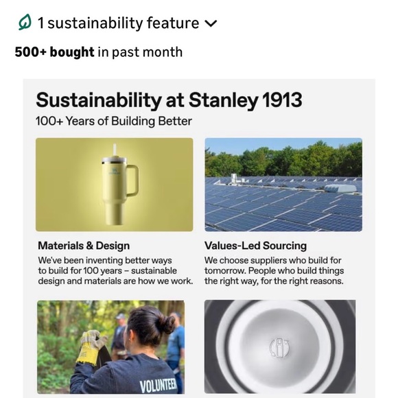 NWT Stanley Lemon Yellow 30 oz Tumbler with Handle - Picture 5 of 5